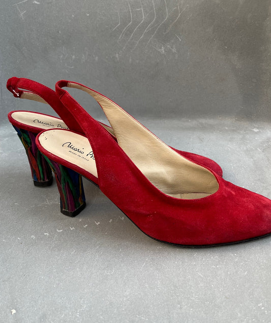 Mario Bologna Highheels Red