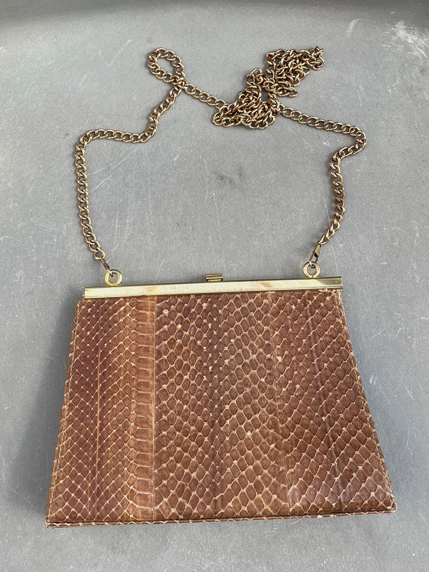 Snake Leather Bag