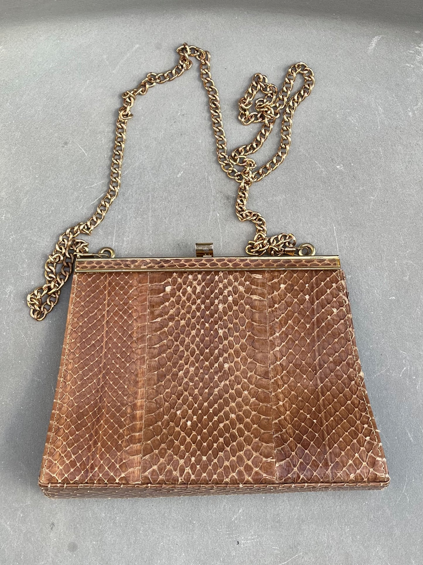 Snake Leather Bag