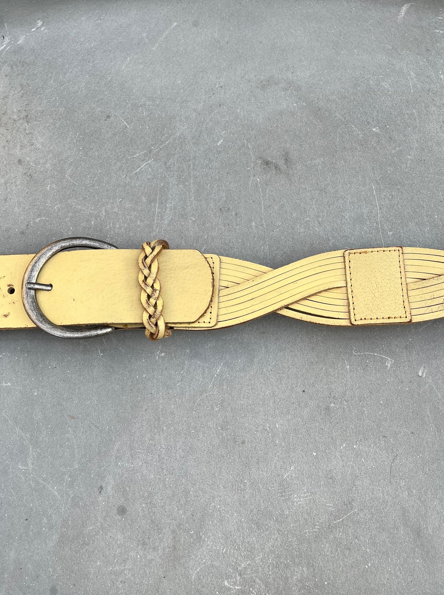 Vintage Belt Yellow