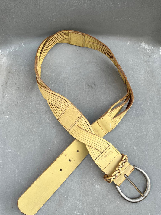 Vintage Belt Yellow