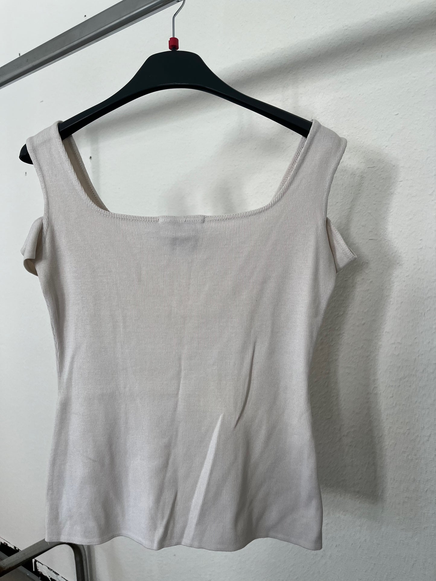 Cute Shoulder Coutout Shirt White